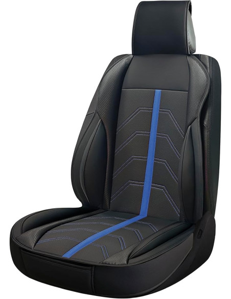 RESPALDO DE ASIENTO POLIPIEL AZUL