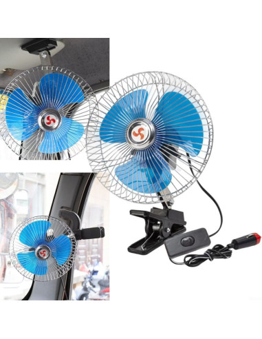 VENTILADOR CON CLIPS 12V