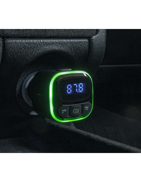 TRANSMISOR FM 1×USB-A 2×USB-C 12V 24V